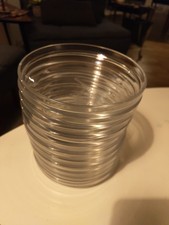 12 Glasteller Lufthansa First Class