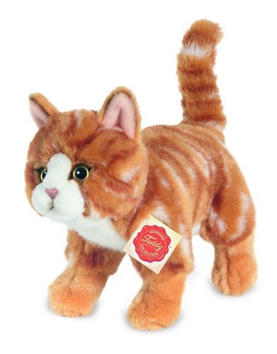 Teddy hermann katze rot - teddy,