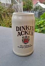 Dinkelacker Maßkrug 1 l Bierkrug Wirtschaft Reklame Werbung