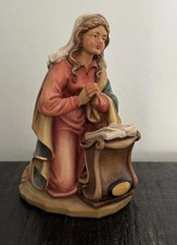 Krippenfigur Maria Kostner Krippe -  12 cm - Holz Handgeschnitzt - Neu