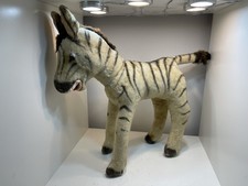 Sammler Stofftier Zebra 32 x 27 cm Zustand siehe Fotos