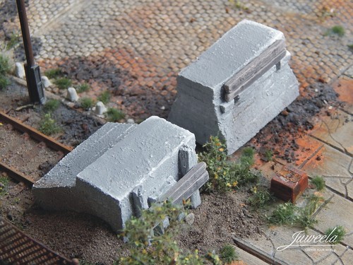 Prellbock holz - h0,