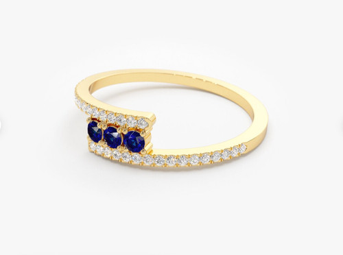 Diamant goldring 14k 585 - 14k,
