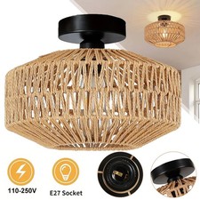 Rattan deckenleuchte - rattan,