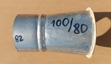 Reduzierung 100/82 Rohrreduktion  Konus Absaugung Reduktionen Abluftrohre Rohre