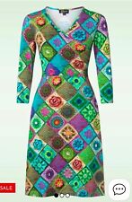 LALAMOUR Klassisches Cross Kleid in Granny Pastell Grösse S