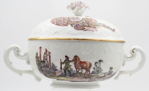 Meissen deckelterrine 1745 - um,
