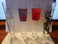 4 Stück Ritzenhoff Bierglas / Biertulpe mit Motiv siehe Fotos