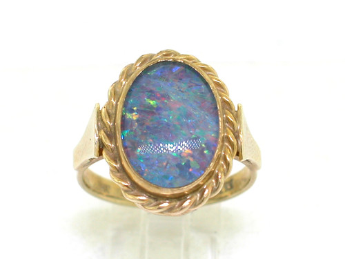Opal triplette ring 333 - opal,