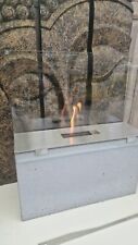 BIO ETHANOL FEUER SÄULE KAMIN OFEN  WINDLICHT GARTEN TERRASSE Mod. Muro Conmoto 