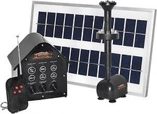 Mauk Solar Teich Pumpe Teichpumpe Fontäne Teich Set Solarpumpe Gartenteich