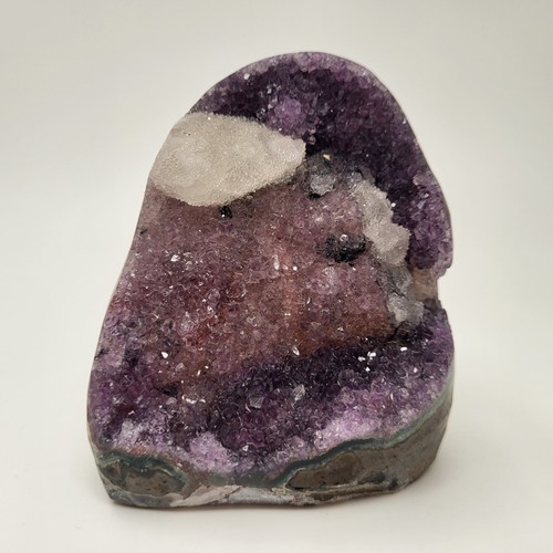 Multicolor amethyst druse - amethyst, mit