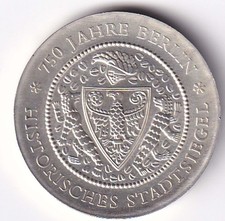 DDR J. 1617 20 Mark 1987 Stadtsiegel Stempelglanz