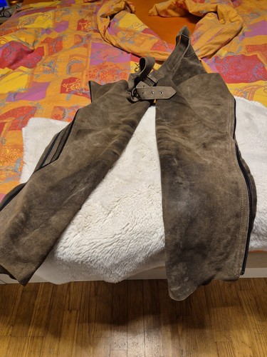 Western leder chaps - western, gr.38
