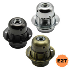 E27 Lampenfassung Fassung Vintage Adapter für Edison Glühbirnen Decken Fassung