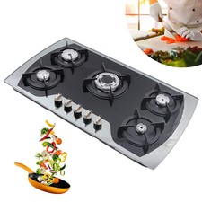 Aufsatzplatte Gas-Kochfeld mit 5 Burners Kitchen Cooking LPG/NG 35.4 inch