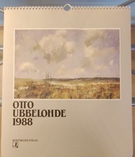 Otto Ubbelohde Kalender 1988 - Maler Worpswede