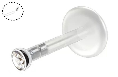 Lippenpiercing labret bioflex - lippenpiercing,