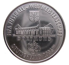 WM-MÜNZE-MEDAILLE - STADION DORTMUND