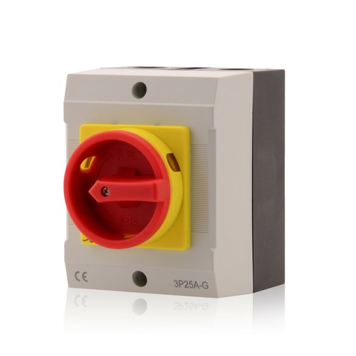 Hauptschalter 25a polig - 25a, 3-polig