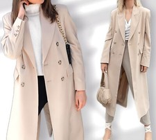 ZARA 🤎 LIMITED EDITION MANTEL TRENCHCOAT LONGBLAZER ÜBERGANGSMANTEL OVERSIZE 