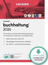 Lexware buchhaltung 2026 ABO-Lizenz 1PC (Win 10/11) 1 Jahr Laufzeit ESD