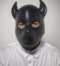 Schwarze Unisex Latex