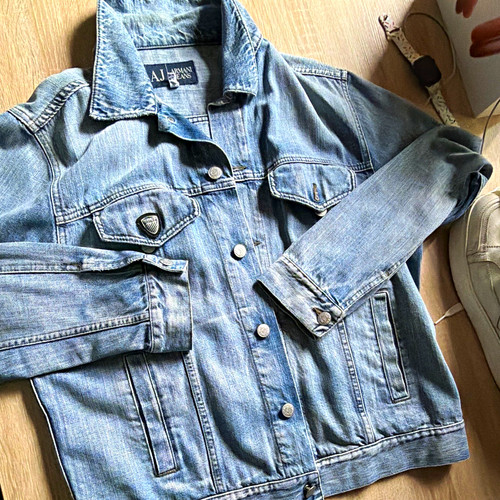 Emporio armani jeansjacke blue - jeansjacke,