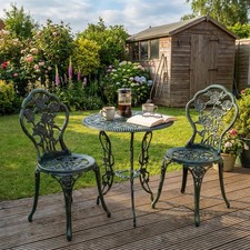 Grünes Bistro Set Outdoor