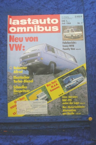 Lastauto omnibus - omnibus, 7/84
