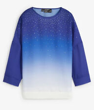 Damen Tunika blau weiß