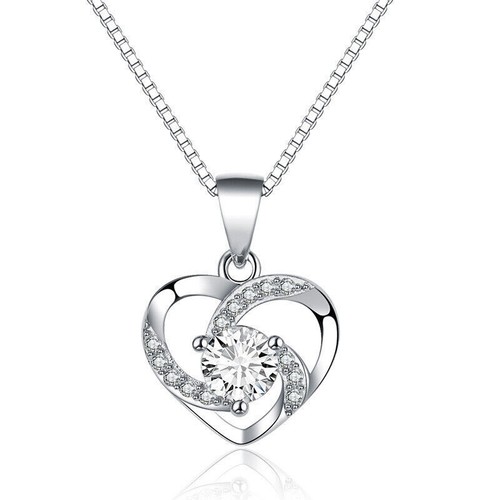 925 silber damen halskette - silber,