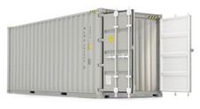 Seefracht Container 20ft grau