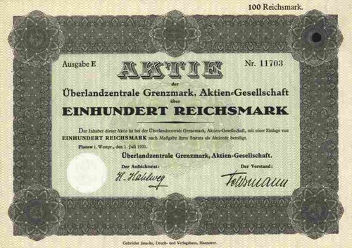 überlandzentrale grenzmark - grenzmark, ag