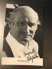 Autogramm Willy SCHULTES 05† Stahlnetz Lindenstraße Schulmädchen Report xyz