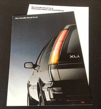 TOYOTA TERCEL 4x4…..14-Seiten-Prospekt + Beilage…..TOLL + TOP…1988