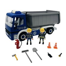 Playmobil Custom THW Muldenkipper 3265 mit Zubehör *Komplett Lackiert!