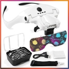 Wiederaufladbare Lupenbrille