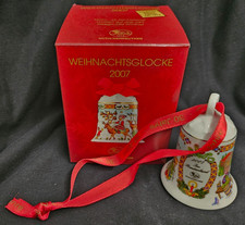 Hutschenreuther Weihnachtsglocke Glocke 2007 Jahresglocke im Rentierland
