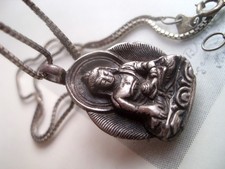Silberanhänger Buddha mit