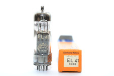 Valvo Siemens EL41 Rimlock Endstufen-Röhre / Output Pentode Tube, Code M44, NOS