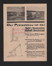 AURICH, Werbung 1930, Brüder Albers Techn. Büro Kipp-Roll-Lager