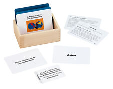 Kontinente kennen lernen mit Montessori-Material, 119 interessante Lernkarten