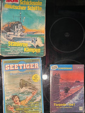 Konvolut  -  19 Kriegsromane SOS + 1 TB + 6 Romane Seetiger - siehe Fotos + Bes