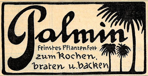 Werbung reklame 1907 palmin - werbung/reklame,