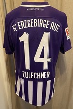 FC Erzgebirge Aue Nike Auswärts Matchworn Trikot 2021/22 + Nr.14 Zulechner Gr.L
