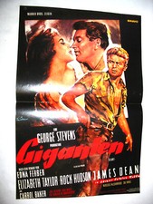 GIGANTEN (JAMES DEAN) - BRAVO Poster - gefaltet - Sammlerstück