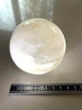 Schwere Bergkristall Quarz Kugel Ca. 8 cm Durchmesser Edelstein  Heilstein