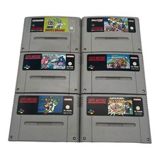 SNES Spiele - Super Mario world Yoshis Island MarioKart Kart Allstars Nintendo