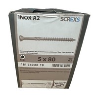 Terrassenschrauben Ø 5x80 - T25 / 400Stk / Edelstahl A2 / Cutspitze / V2A